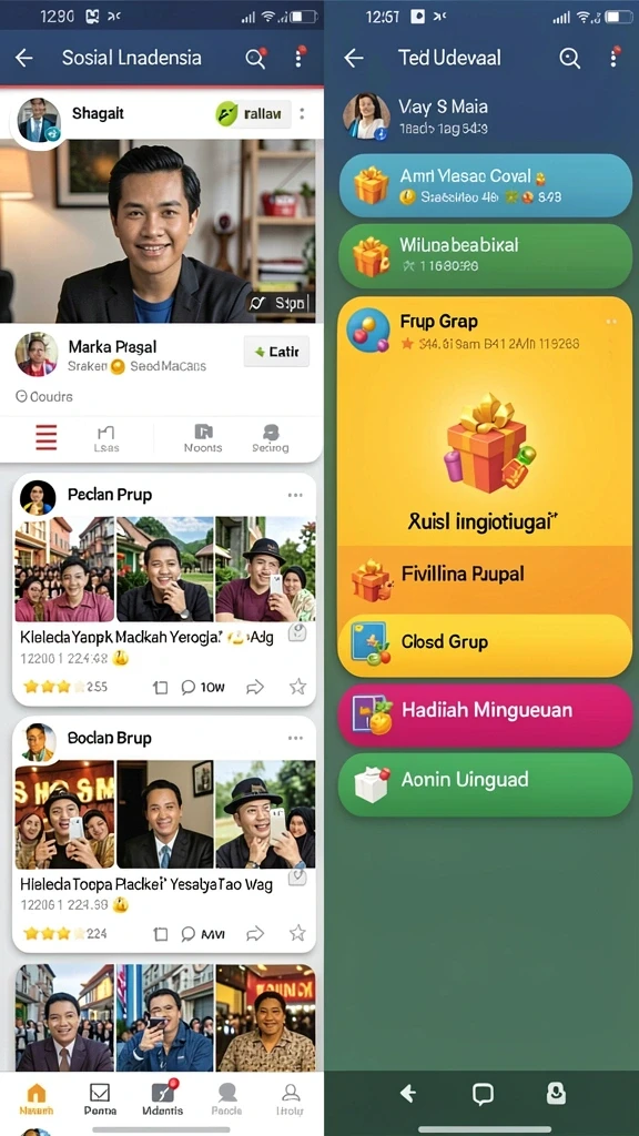 goto77 - Tampilan menu utama GOTO77 yang menarik dan mudah dinavigasi.