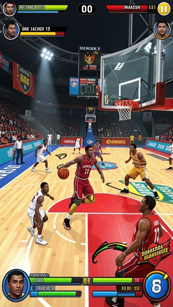 palu4d - Screenshot saat pemain berkompetisi dalam mode multiplayer.